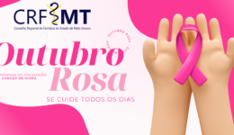 Outubro Rosa Banner Paisagem Rosa e Branco