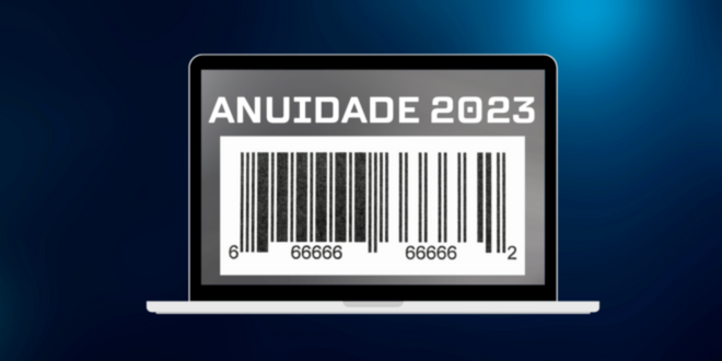 A emissão do boleto para anuidades de 2023.